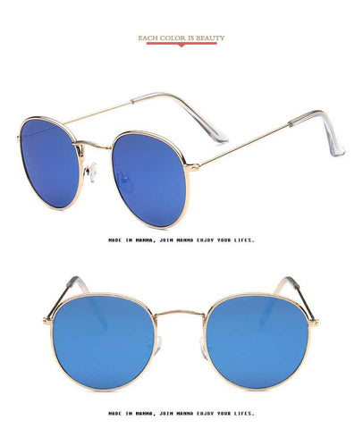 Round Sunglasses Women Brand Designer Vintage Metal Cheap Sun glasses for Female High Quality Glasses Retro Small Circle Eyewear