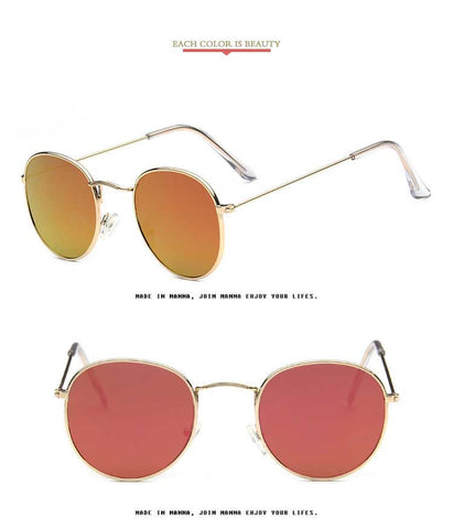 Round Sunglasses Women Brand Designer Vintage Metal Cheap Sun glasses for Female High Quality Glasses Retro Small Circle Eyewear