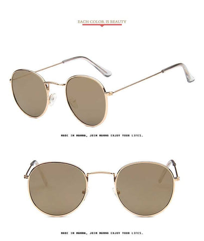 Round Sunglasses Women Brand Designer Vintage Metal Cheap Sun glasses for Female High Quality Glasses Retro Small Circle Eyewear