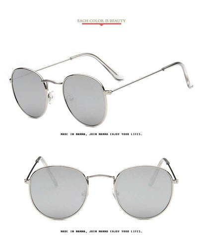 Round Sunglasses Women Brand Designer Vintage Metal Cheap Sun glasses for Female High Quality Glasses Retro Small Circle Eyewear