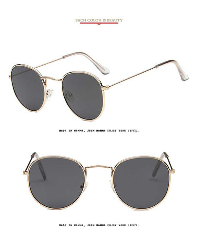Round Sunglasses Women Brand Designer Vintage Metal Cheap Sun glasses for Female High Quality Glasses Retro Small Circle Eyewear