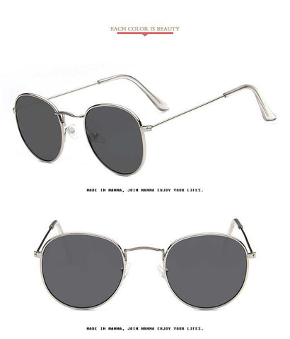Round Sunglasses Women Brand Designer Vintage Metal Cheap Sun glasses for Female High Quality Glasses Retro Small Circle Eyewear