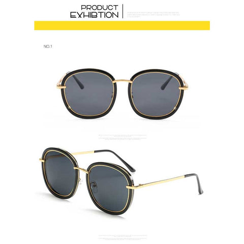 New Sunglasses Women Retro Square Polarized Round Sun glasses for Female Colorful Coating Glasses Fashion Vintage Driving Shades