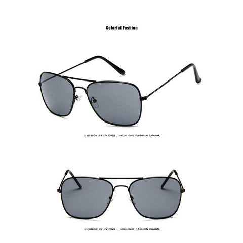 Sunglasses Women Brand Design Vintage Pilot Coating Glasses Men Square Frame Sun glasses Fashion Driving Shades Retro Eyewear