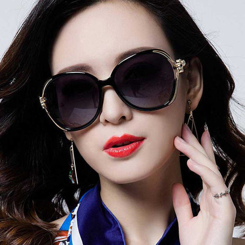 Sunglasses Women Luxury Brand Designer Vintage Oversized Sun glasses Elegant Ladies Rose Flower Frame Glasses Fashion Eyewear
