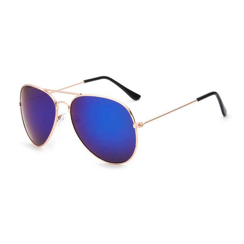 New Sunglasses Men Retro Glasses Women Coating Lens Classic Pilot Sun glasses Vintage Gold Frame Eyewear Female Pilot Shades