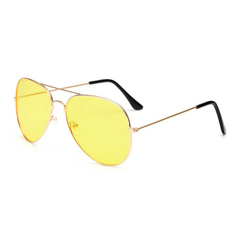 New Sunglasses Men Retro Glasses Women Coating Lens Classic Pilot Sun glasses Vintage Gold Frame Eyewear Female Pilot Shades