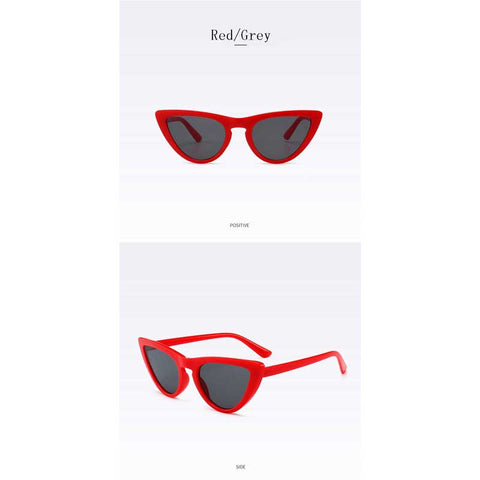 Cateye Sunglasses for Women Brand Designer 2018 New Small Vintage Cat eye Sun glasses Female Fashion Retro Eyewear UV400 Shades