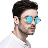 Steampunk Sunglasses Men Gothic Round Shades Retro Coating Glasses Fashion Women Steam punk Sun glasses Male Vintage Eyewear