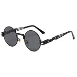 Steampunk Sunglasses Men Gothic Round Shades Retro Coating Glasses Fashion Women Steam punk Sun glasses Male Vintage Eyewear