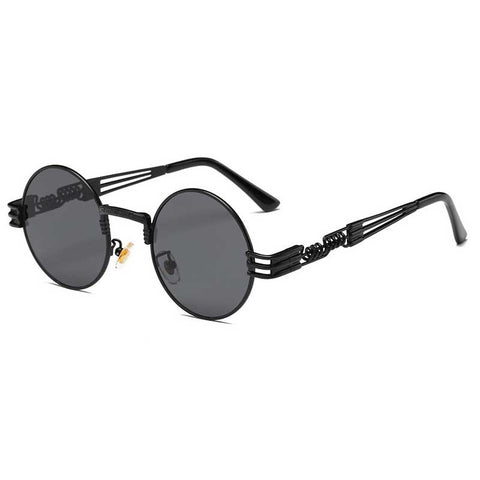 Steampunk Sunglasses Men Gothic Round Shades Retro Coating Glasses Fashion Women Steam punk Sun glasses Male Vintage Eyewear