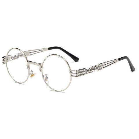 Steampunk Sunglasses Men Gothic Round Shades Retro Coating Glasses Fashion Women Steam punk Sun glasses Male Vintage Eyewear