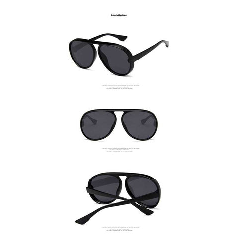 Sunglasses Men Retro Oversized Sun glasses Women Brand Designer 2018 Pilot Glasses Fashion Round Big Frame Eyewear UV400 Shades