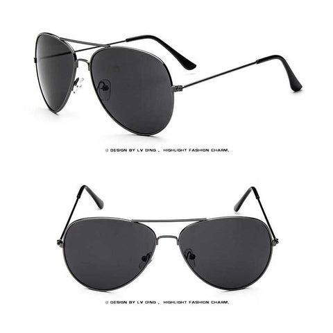 Classic Sunglasses Women Brand Designer Fashion Pilot Yellow Lens Glasses Men Retro Driving Sun glasses Vintage Metal Eyewear
