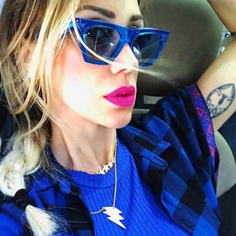 Trendy Sunglasses 2018 Women Men Vintage Cat Eye Cheap Sun glasses Gradient Lens Small Square Glasses Fashion Unisex Eyewear