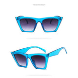 Trendy Sunglasses 2018 Women Men Vintage Cat Eye Cheap Sun glasses Gradient Lens Small Square Glasses Fashion Unisex Eyewear