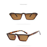 Sunglasses Women Retro Black Cat Eye Small Frame Sun glasses for Men Brand Designer Red Colorful Striped Glasses UV400 Eyewear