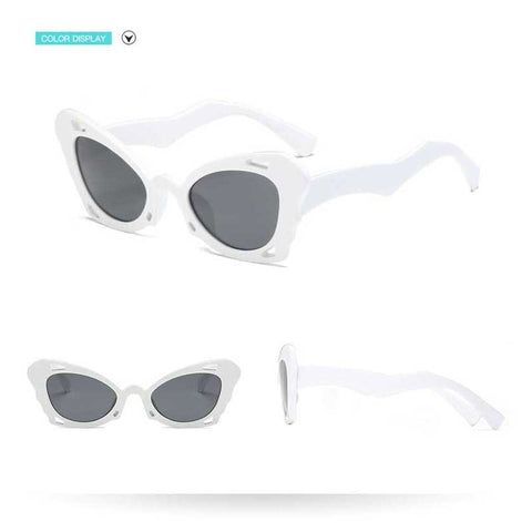 Small Cateye Sunglasses For Female Personality Vintage Cat eye Sun glasses Brand Designer Cheap Glasses Retro Plastic Eyewear
