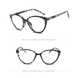 Cat Eye Glasses Ladies Vintage Clear Lens Eyewear Sexy Women Transparent Cateye Eyeglasses Female Retro Plastic Frame Eyewear