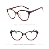 Cat Eye Glasses Ladies Vintage Clear Lens Eyewear Sexy Women Transparent Cateye Eyeglasses Female Retro Plastic Frame Eyewear