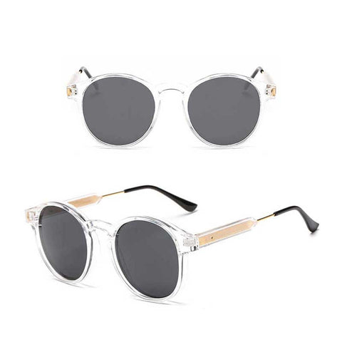 Circle Sunglasses Women Brand Designer 2018 Vintage Men Coating Mirror Sun Glasses Classic Lady Round Lens Glasses Retro Eyewear