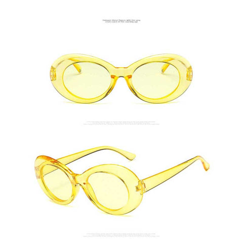 Glitter Sunglasses Women Brand Designer 2018 New Summer Oval Candy Colors Sun glasses Men Vintage Shades Ladies Party Glasses