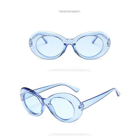 Glitter Sunglasses Women Brand Designer 2018 New Summer Oval Candy Colors Sun glasses Men Vintage Shades Ladies Party Glasses