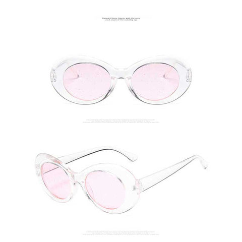 Glitter Sunglasses Women Brand Designer 2018 New Summer Oval Candy Colors Sun glasses Men Vintage Shades Ladies Party Glasses