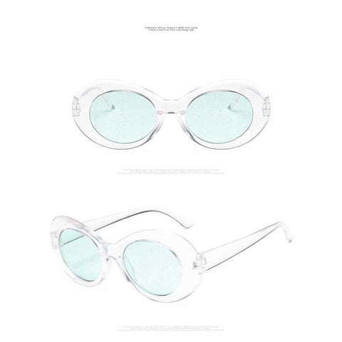 Glitter Sunglasses Women Brand Designer 2018 New Summer Oval Candy Colors Sun glasses Men Vintage Shades Ladies Party Glasses