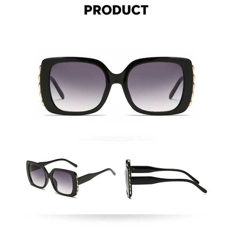 Oversized Sunglasses 2018 Women High Quality Vintage Square Gradient Sun glasses Fashion Female Retro Big Frame Glasses Eyewear