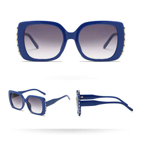 Oversized Sunglasses 2018 Women High Quality Vintage Square Gradient Sun glasses Fashion Female Retro Big Frame Glasses Eyewear