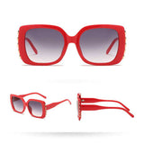Oversized Sunglasses 2018 Women High Quality Vintage Square Gradient Sun glasses Fashion Female Retro Big Frame Glasses Eyewear