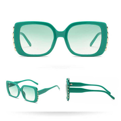 Oversized Sunglasses 2018 Women High Quality Vintage Square Gradient Sun glasses Fashion Female Retro Big Frame Glasses Eyewear