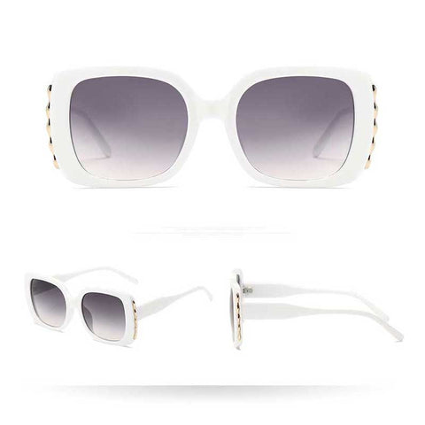 Oversized Sunglasses 2018 Women High Quality Vintage Square Gradient Sun glasses Fashion Female Retro Big Frame Glasses Eyewear