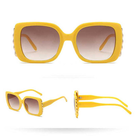 Oversized Sunglasses 2018 Women High Quality Vintage Square Gradient Sun glasses Fashion Female Retro Big Frame Glasses Eyewear