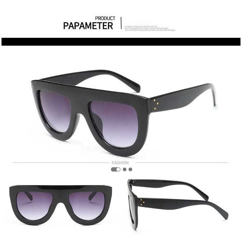 Sunglasses Women Big Frame Rivet Glasses New Oversized Square Sun glasses for Ladies Retro Oversize Shades Female UV400 Eyewear
