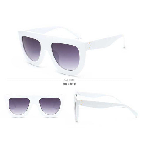 Sunglasses Women Big Frame Rivet Glasses New Oversized Square Sun glasses for Ladies Retro Oversize Shades Female UV400 Eyewear