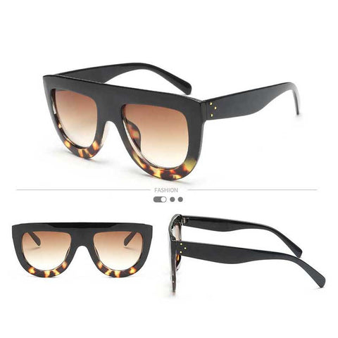 Sunglasses Women Big Frame Rivet Glasses New Oversized Square Sun glasses for Ladies Retro Oversize Shades Female UV400 Eyewear