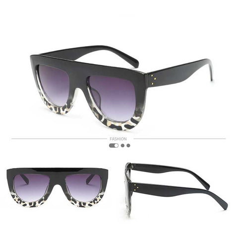 Sunglasses Women Big Frame Rivet Glasses New Oversized Square Sun glasses for Ladies Retro Oversize Shades Female UV400 Eyewear