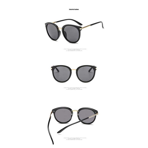 Fashion Round Sunglasses Women 2018 Vintage Colorful Coating Glasses Ladies Retro Circle Sun glasses Brand Trendy Shades Eyewear