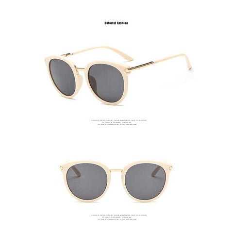 Fashion Round Sunglasses Women 2018 Vintage Colorful Coating Glasses Ladies Retro Circle Sun glasses Brand Trendy Shades Eyewear