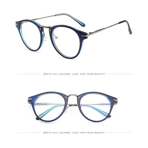Clear Fashion Glasses Vintage Eyeglasse Women Transparent Eyewear Men Sexy Ladies Retro Metal Frame Glasses Unisex Sun glasses