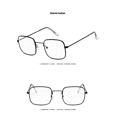 Trendy Sunglasses 2018 Women Shades Men Tinted Glasses New Small Retro Brand Unisex Vintage Gold Metal Frame Square Sun glasses