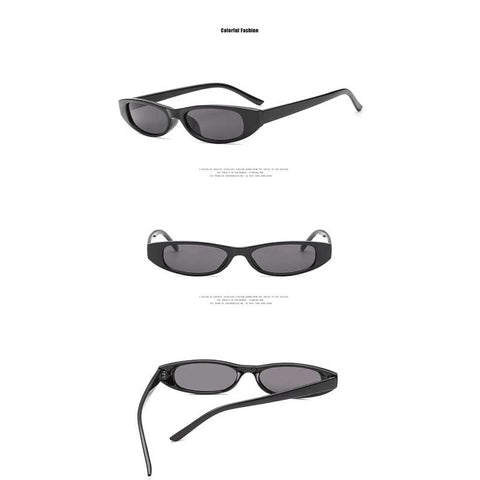 Cat Eye Sunglasses 2018 Women Vintage Brand Sexy Ladies Small Oval Sun Glasses for Female Cateye Glasses Ocean Lens Eyewear
