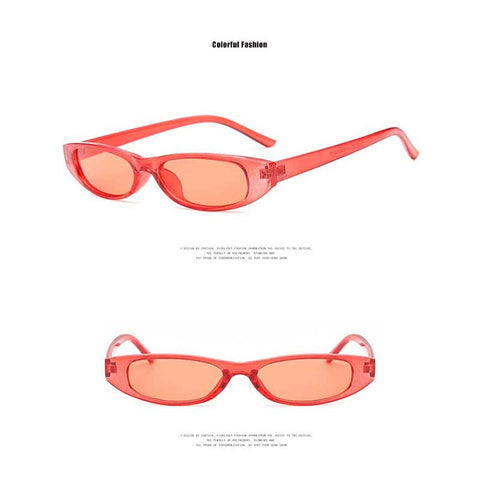 Cat Eye Sunglasses 2018 Women Vintage Brand Sexy Ladies Small Oval Sun Glasses for Female Cateye Glasses Ocean Lens Eyewear