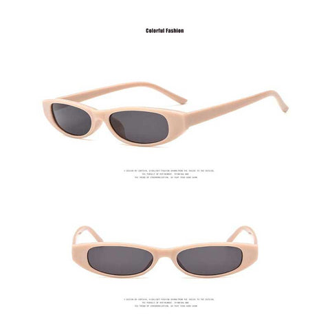 Cat Eye Sunglasses 2018 Women Vintage Brand Sexy Ladies Small Oval Sun Glasses for Female Cateye Glasses Ocean Lens Eyewear