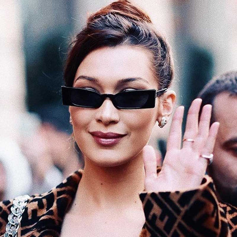 Fashion Women Sunglasses 2018 Vintage Small Frame Glasses Ladies Retro Eyewear Ladies Square Coating Sun Glasses Female Shades