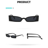 Fashion Women Sunglasses 2018 Vintage Small Frame Glasses Ladies Retro Eyewear Ladies Square Coating Sun Glasses Female Shades