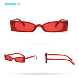 Fashion Women Sunglasses 2018 Vintage Small Frame Glasses Ladies Retro Eyewear Ladies Square Coating Sun Glasses Female Shades