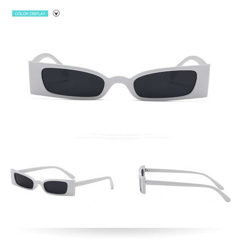 Fashion Women Sunglasses 2018 Vintage Small Frame Glasses Ladies Retro Eyewear Ladies Square Coating Sun Glasses Female Shades